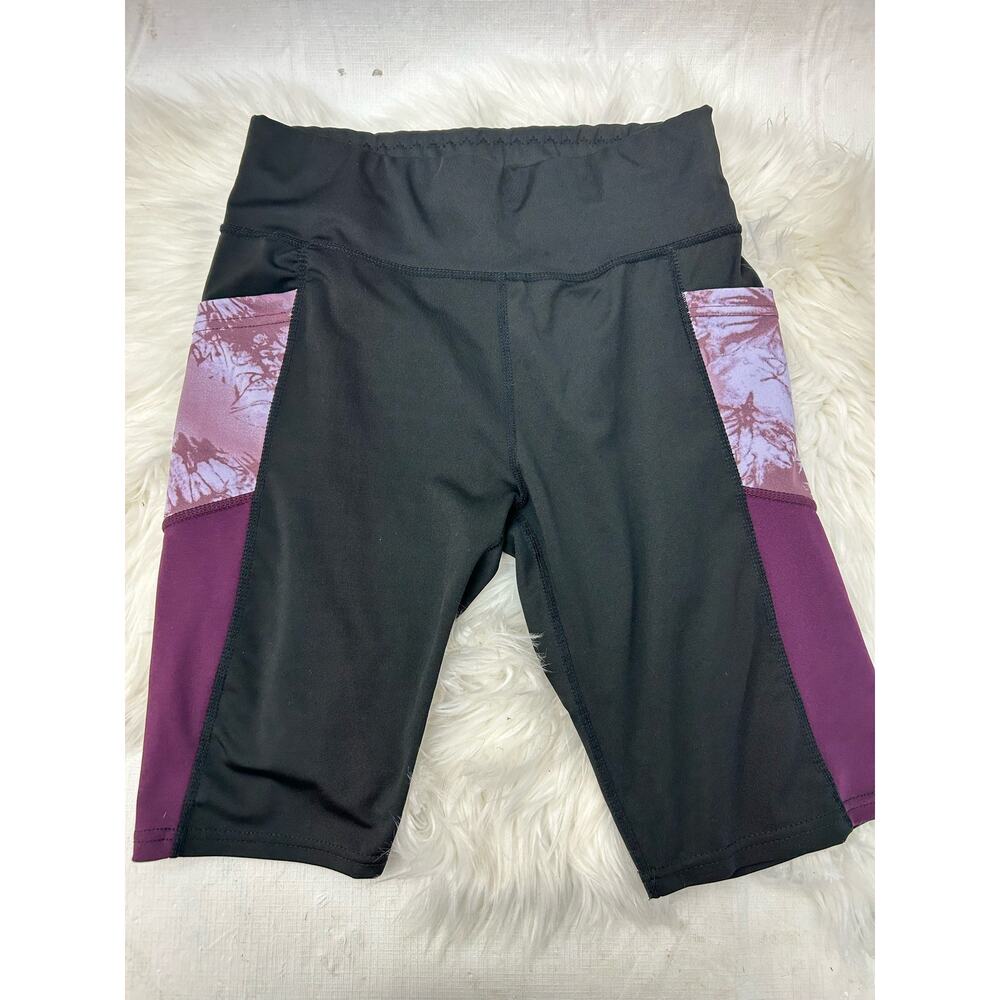Women's L/XL Bikers Shorts Compression Shorts Athletic Pockets GUC